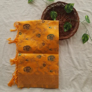 Banarasi Silk Floral Dupatta